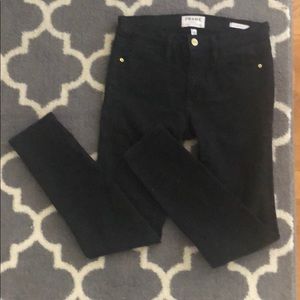 High waisted black Frame Denim jeans size 26